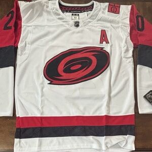 Carolina Hurricanes Sebastian Aho White Jersey #20 Adult Large (52)NWT
